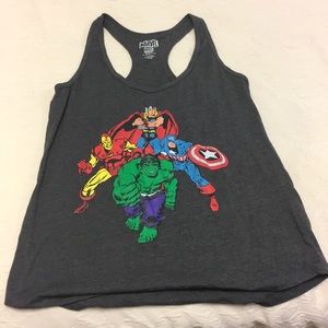 Grey Avengers Tank Top